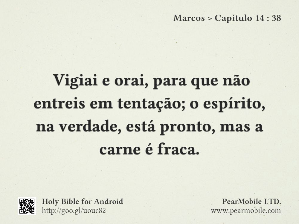 Marcos, Capítulo 14:38